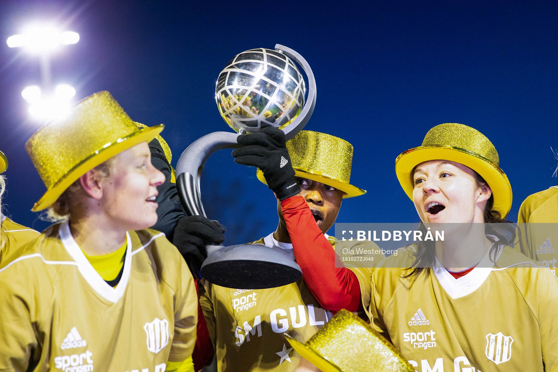 Piteås spelare firar SM-guld