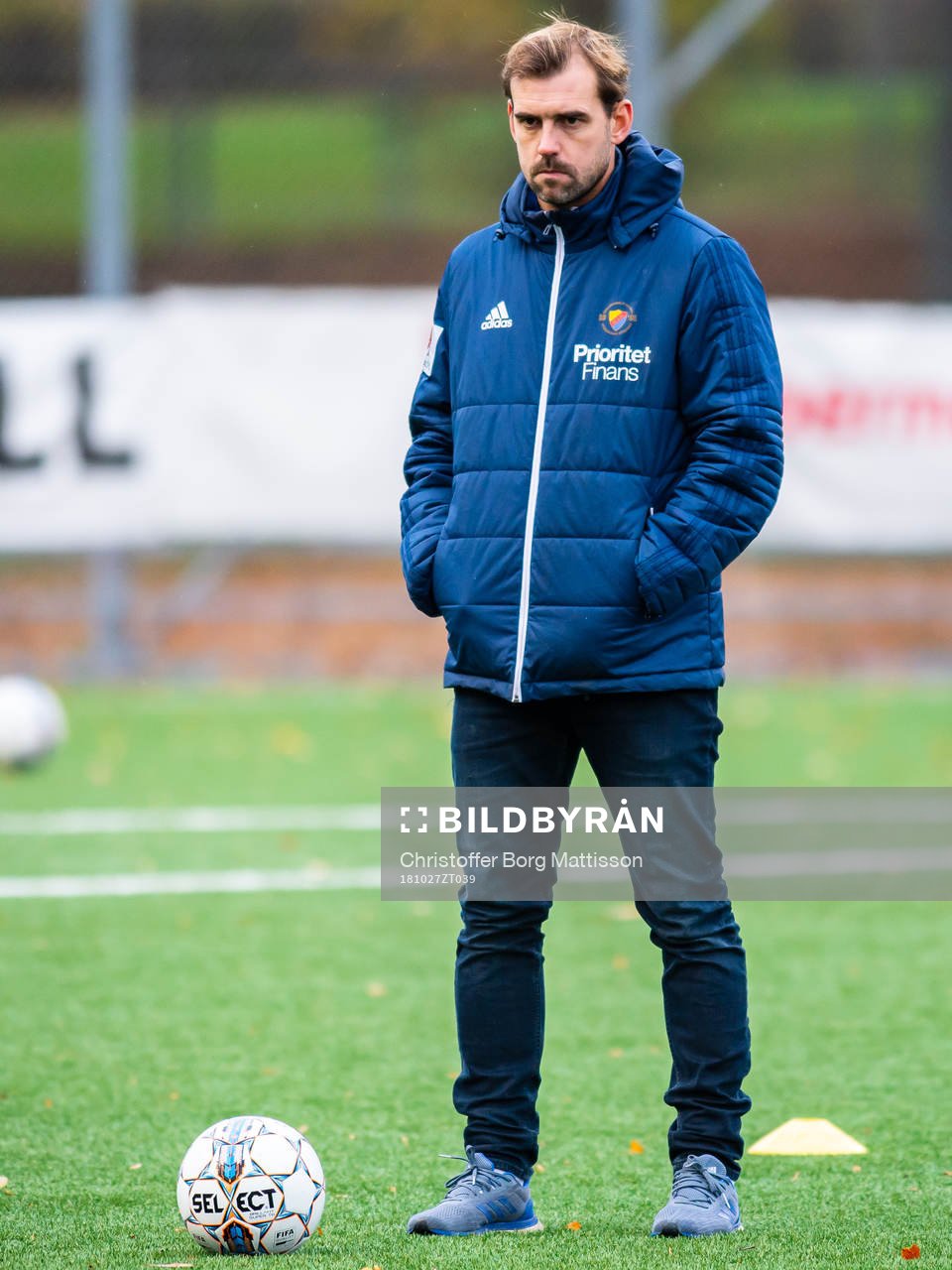 Djurgårdens tränare Joel Riddez