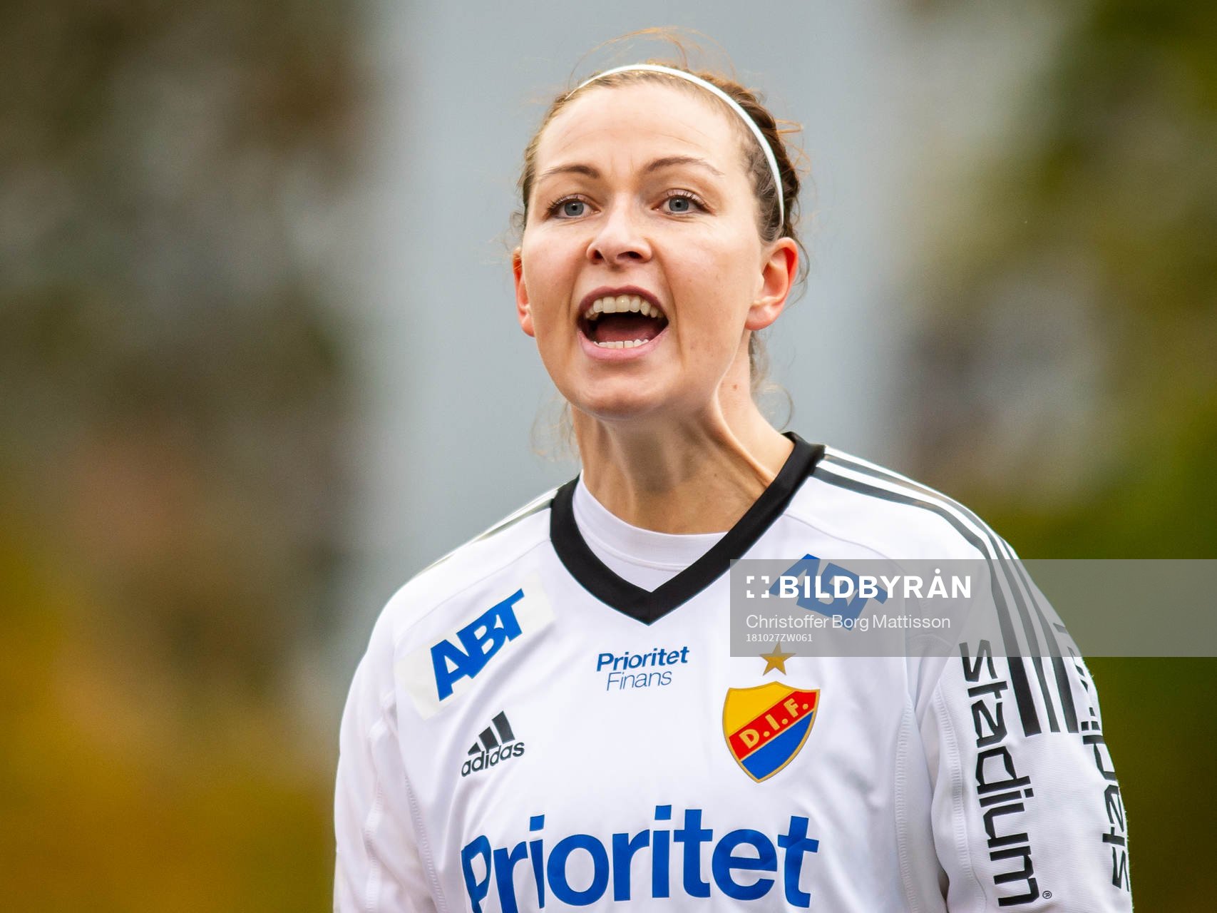 Djurgårdens målvakt Gudbjörg Gunnarsdottir