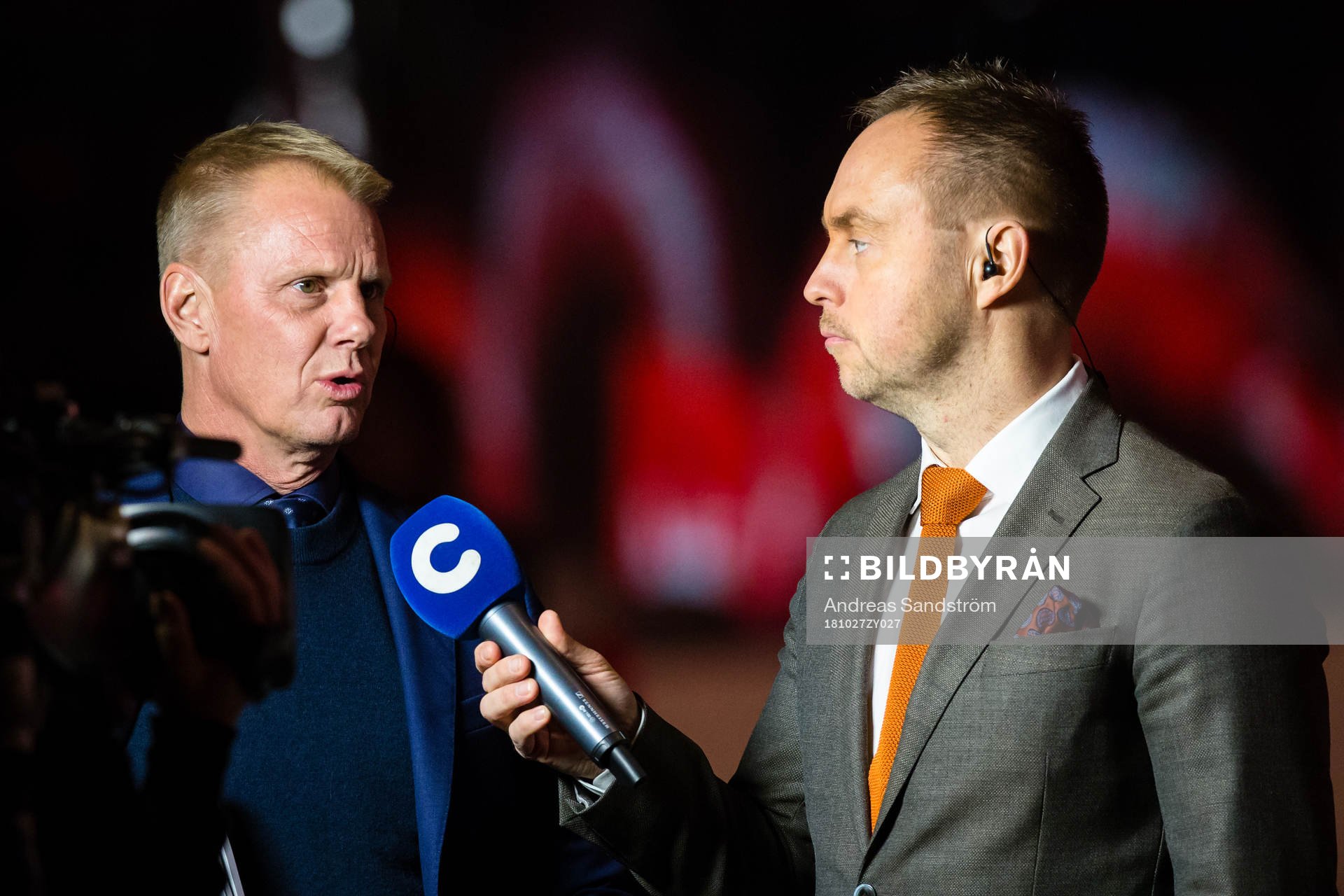 Cmores Niklas Wikegård (v) och Johan Edlund (h)