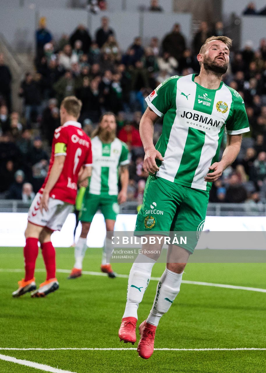Hammarbys Mads Fenger Nielsen deppar