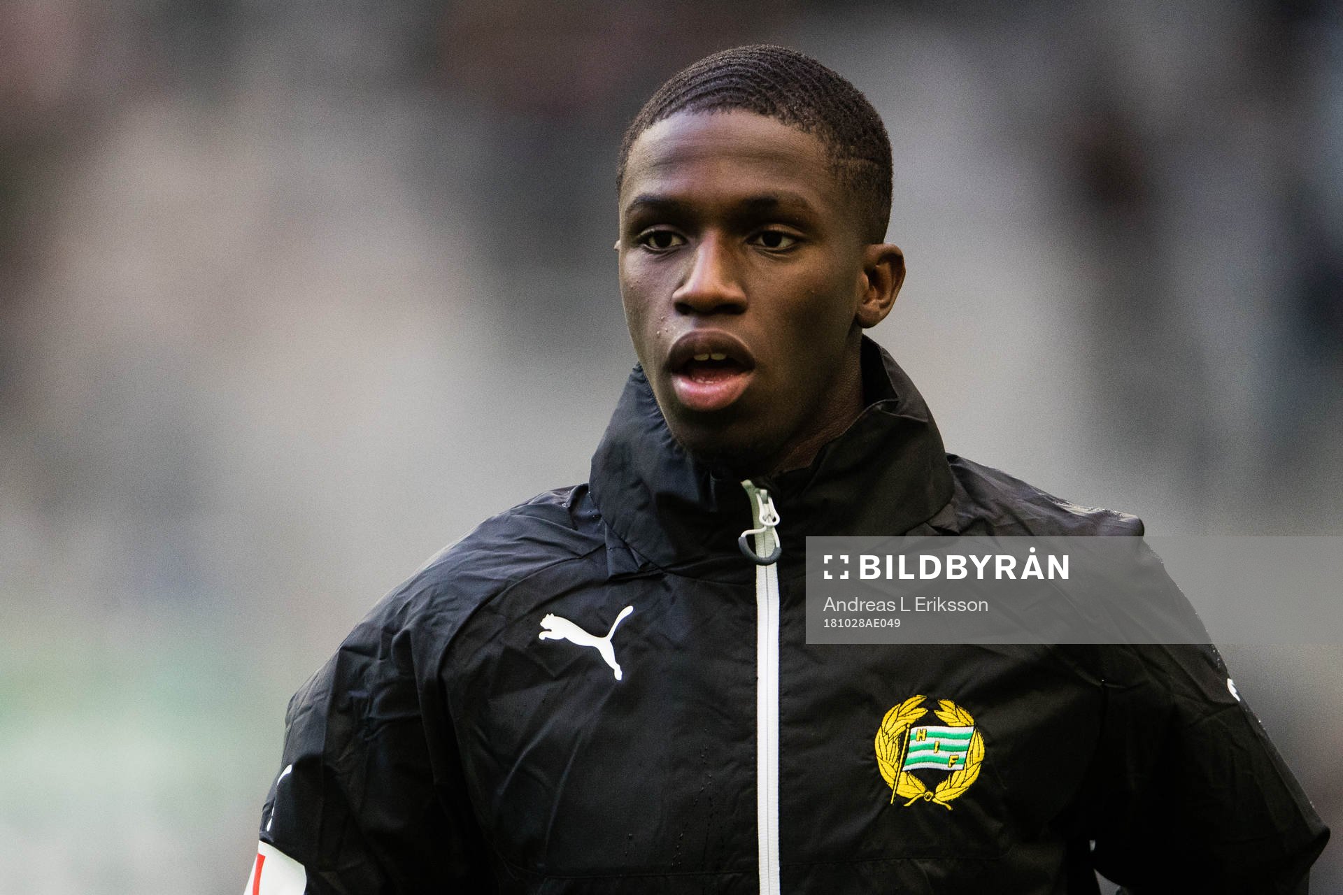 Hammarbys målvakt Edrisa Bojang