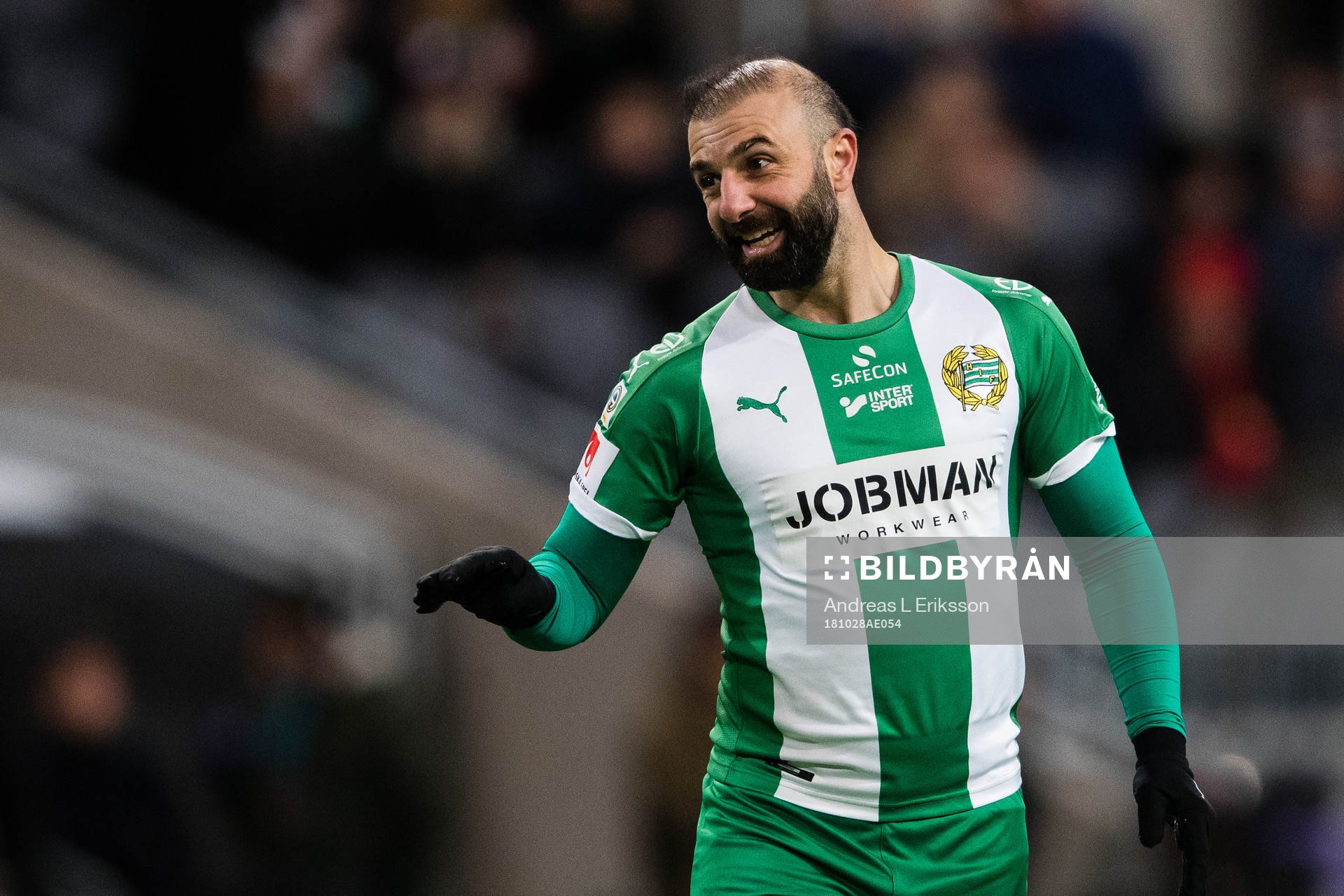 Hammarbys Kennedy Bakircioglu jublar
