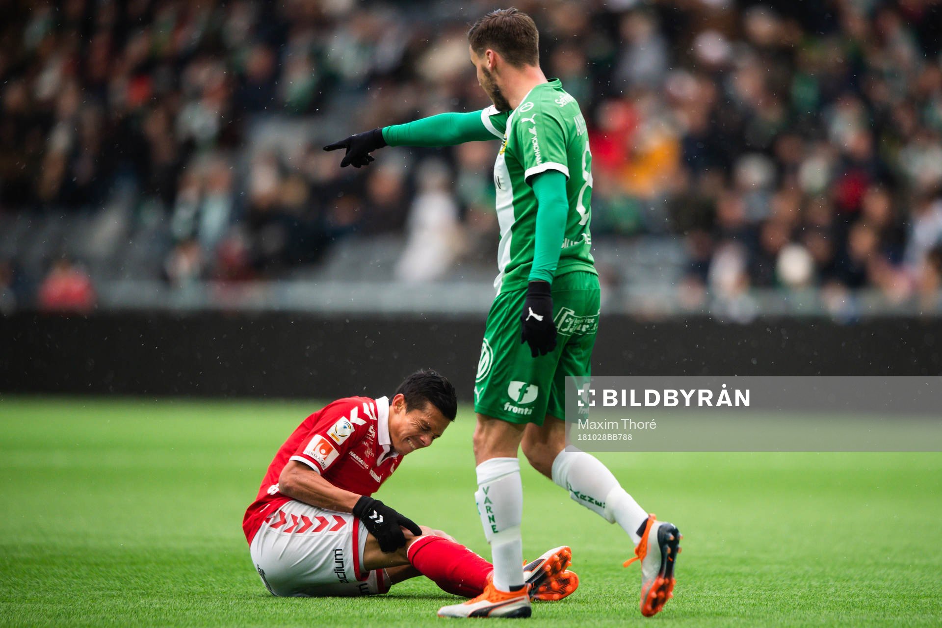 Kalmars Romário Pereira Sipião och Hammarbys Jeppe