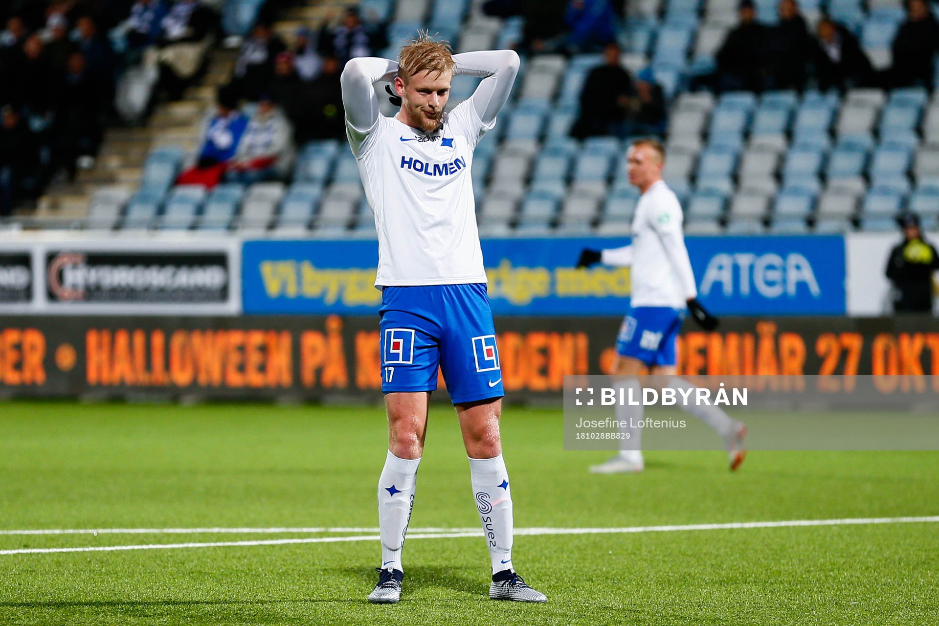 Norrköpings Kalle Holmberg deppar