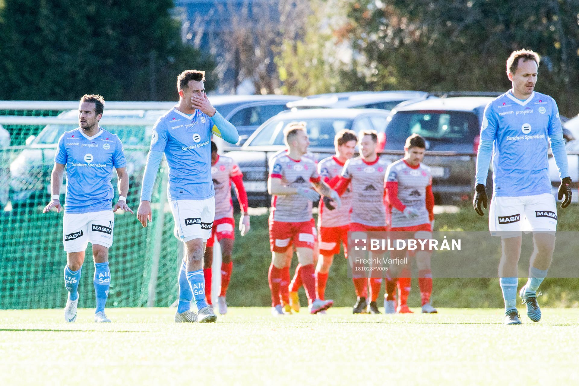 Niels Vorthoren of Sandnes Ulf looks dejected