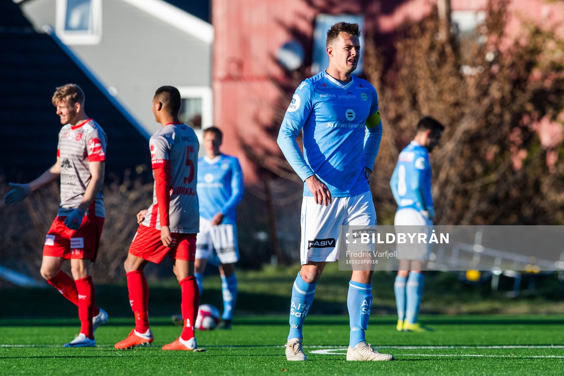Niels Vorthoren of Sandnes Ulf looks dejected