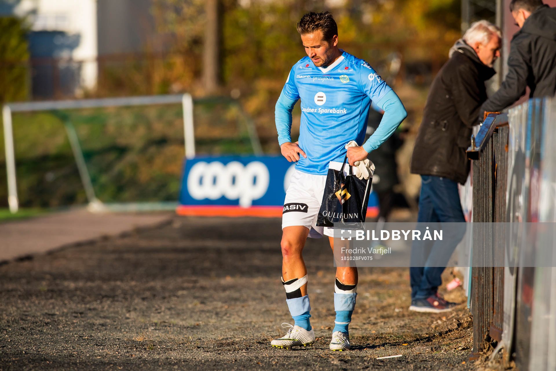 Bjørnar Holmvik of Sandnes Ulf looks dejected