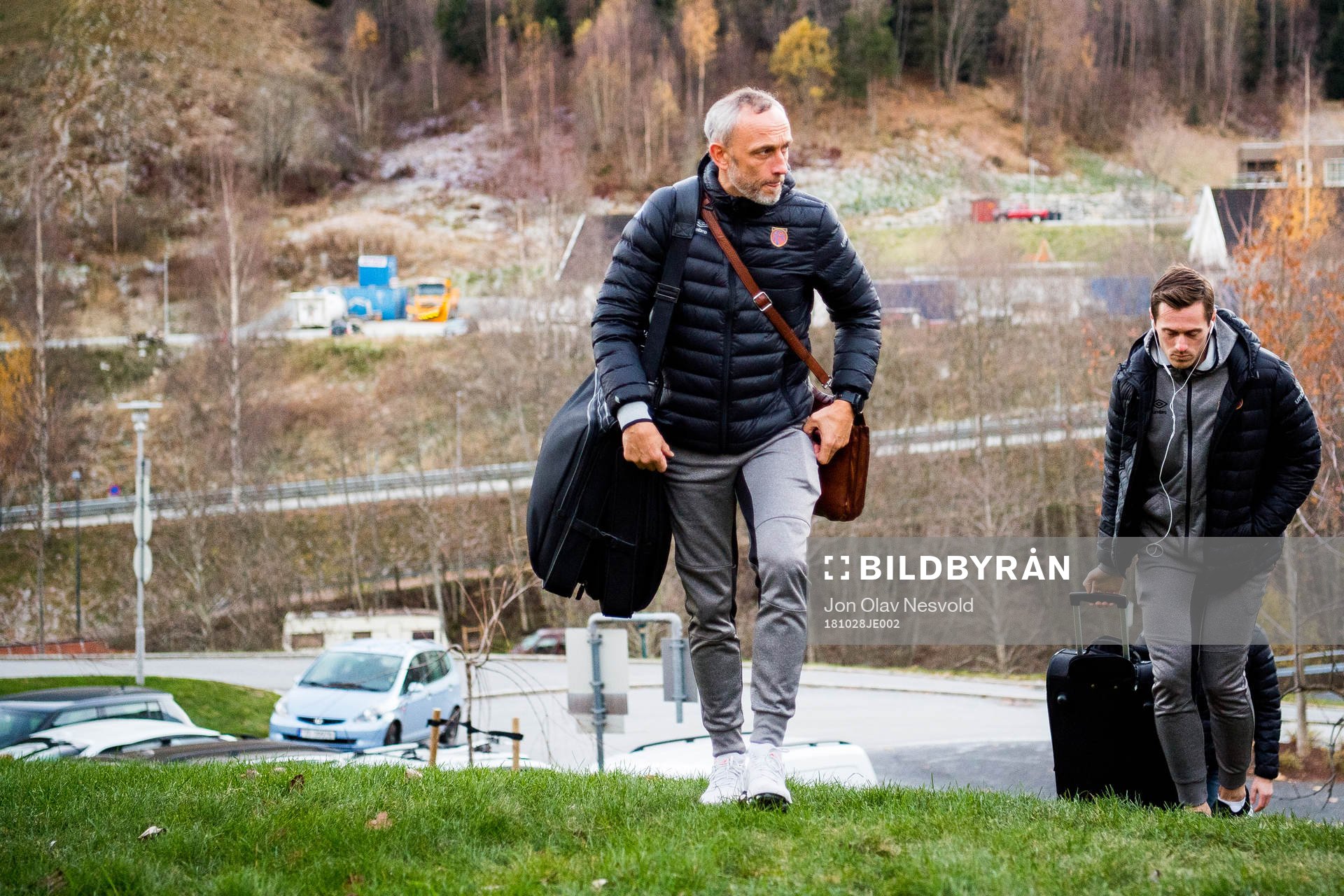 Lars Bohinen, head coach of Aalesund, arrives