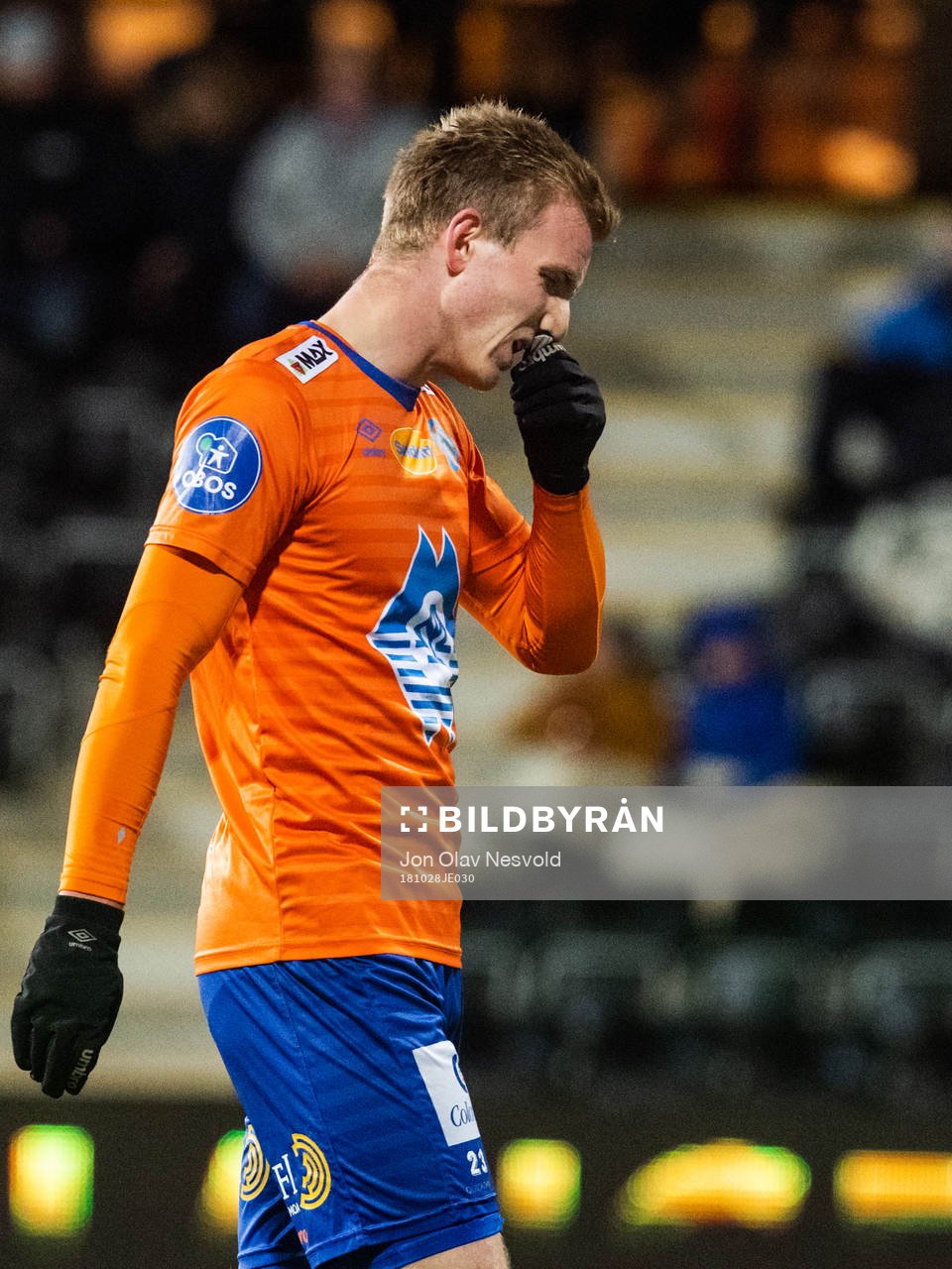 Torbjørn Agdestein of Aalesund looks dejected