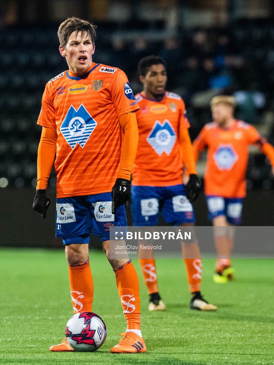 Sondre Fet of Aalesund looks dejected