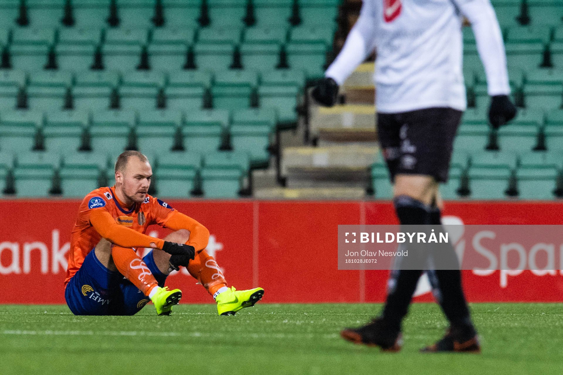 Aron Elís Thrándarson of Aalesund looks dejected