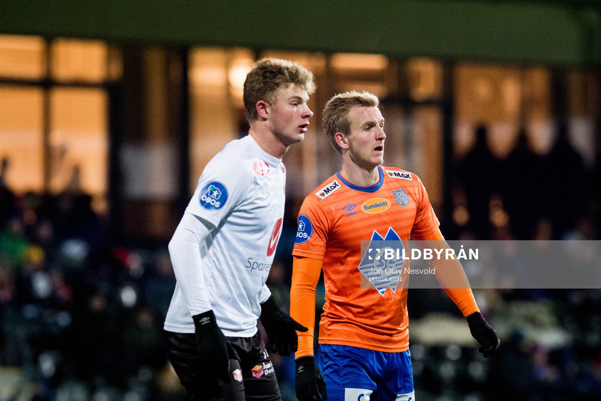 Ulrik Tillung Fredriksen of Sogndal and Torbjørn Agdestein
