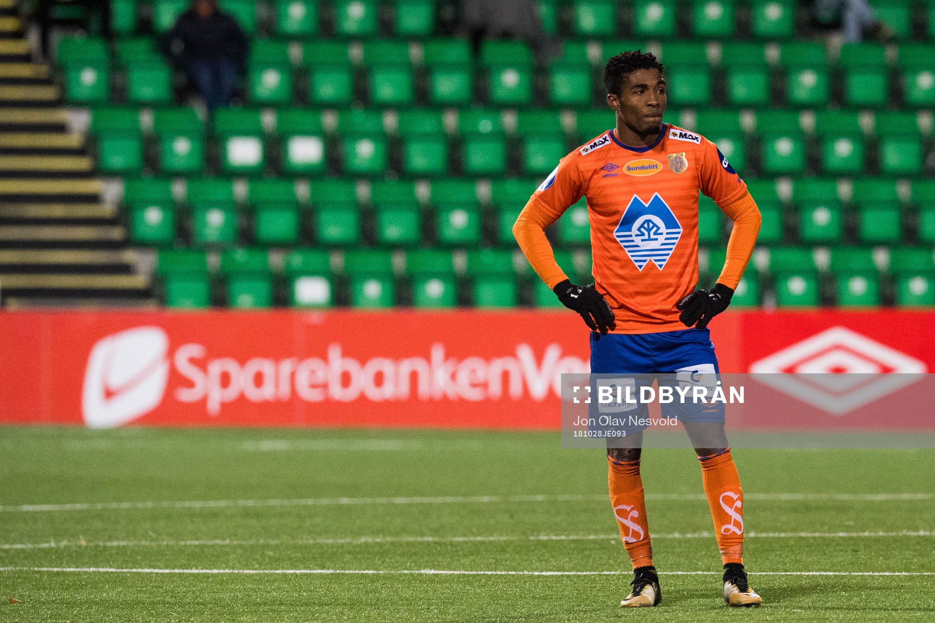 Erikson Spinola Lima of Aalesund looks dejected