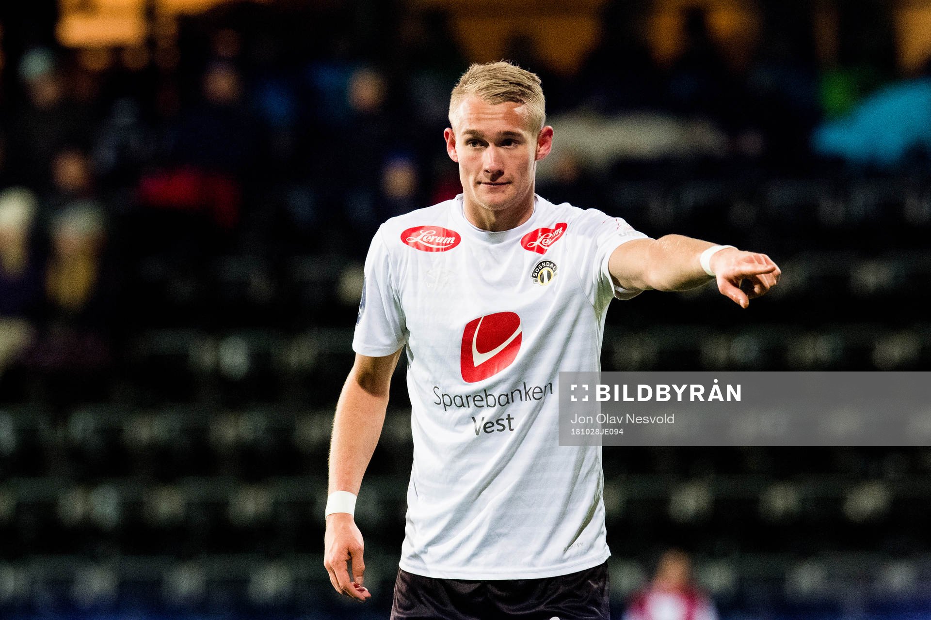 Per Magnus Steiring of Sogndal during the OBOS-ligaen match between Sogndal and Aalesund on October 28, 2018 in Sogndal.