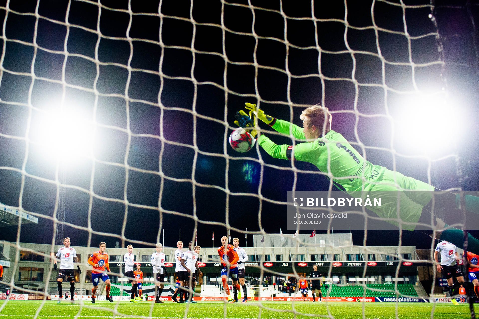 Goalkeeper Mathias Dyngeland of Sogndal