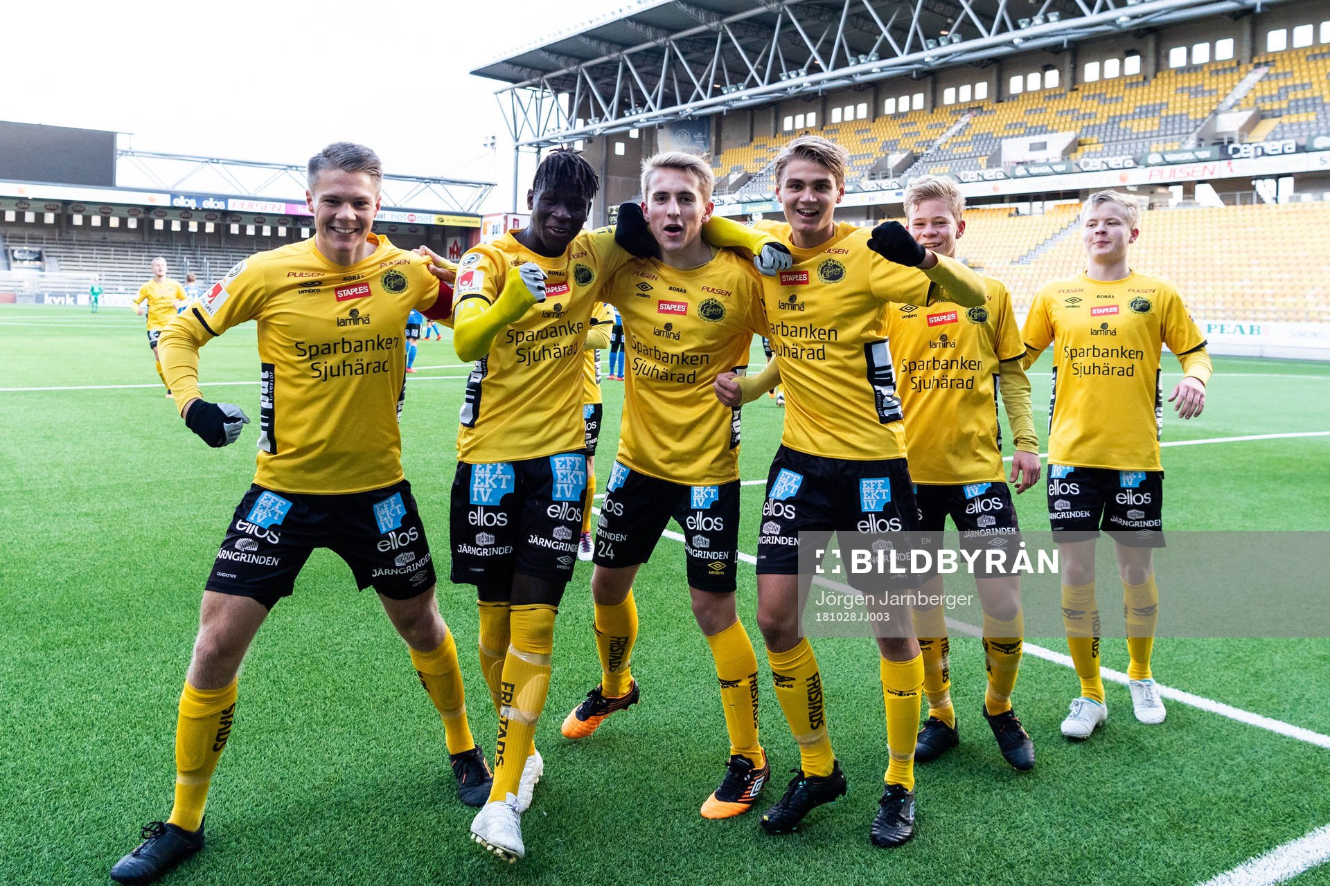 Elfsborgs spelare jublar