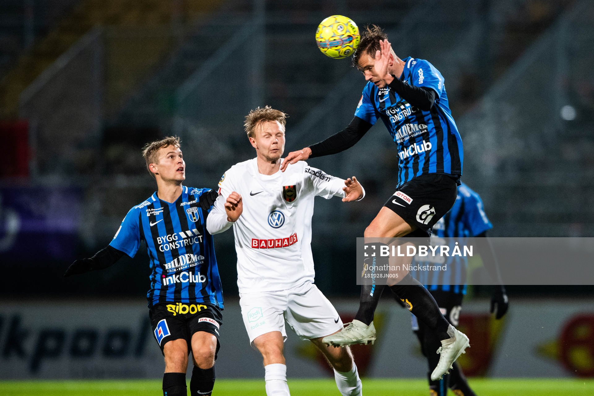Brommapojkarnas Tim Söderström och Sirius Robert Åhman