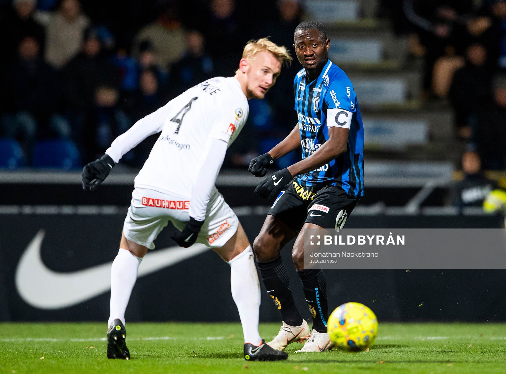 Sirius Moses Ogbu och Brommapojkarnas Ludvig Öhman