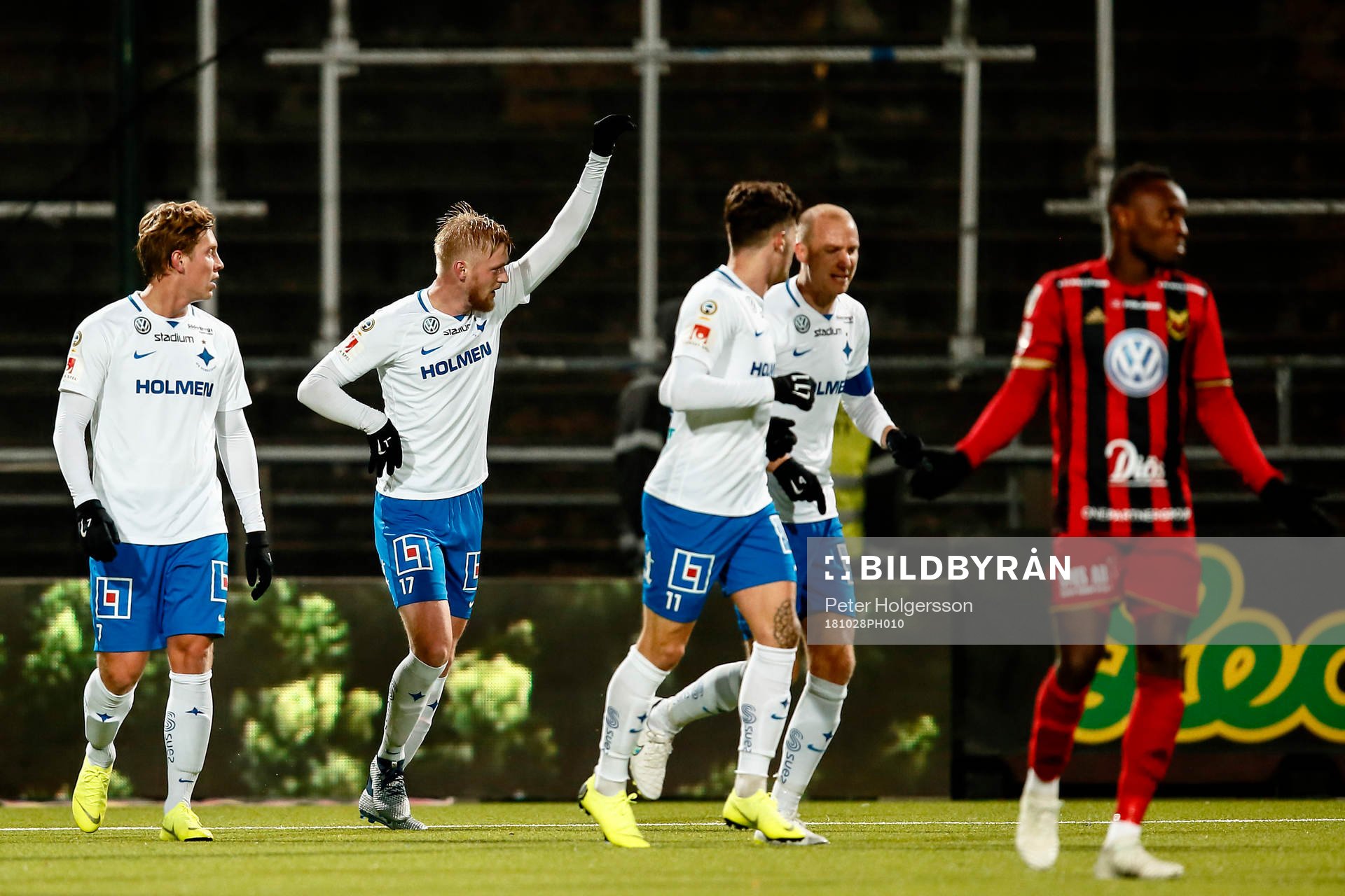 Norrköpings Kalle Holmberg jublar