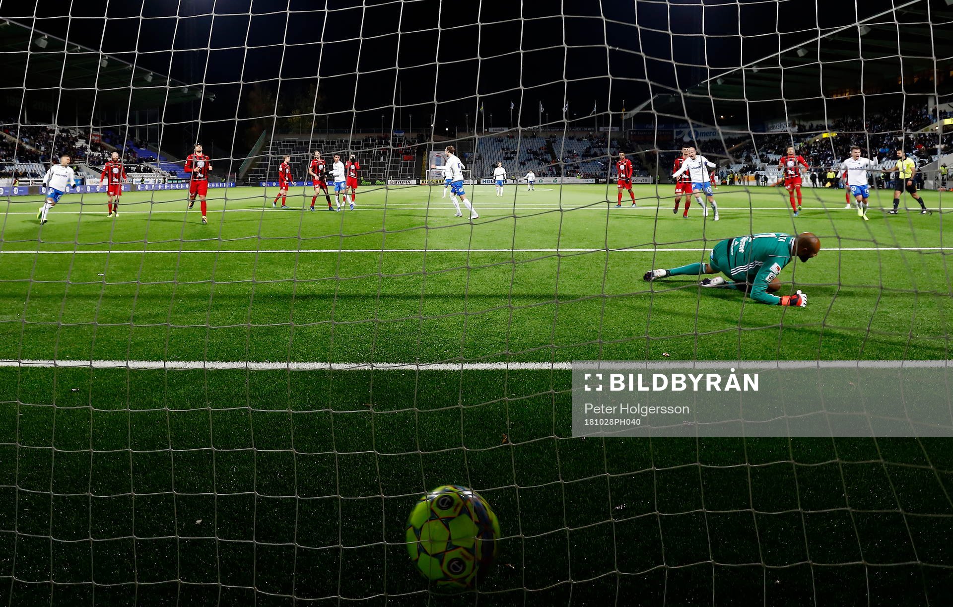 Norrköpings Lars Christian Krogh Gerson gör mål 3-1 på
