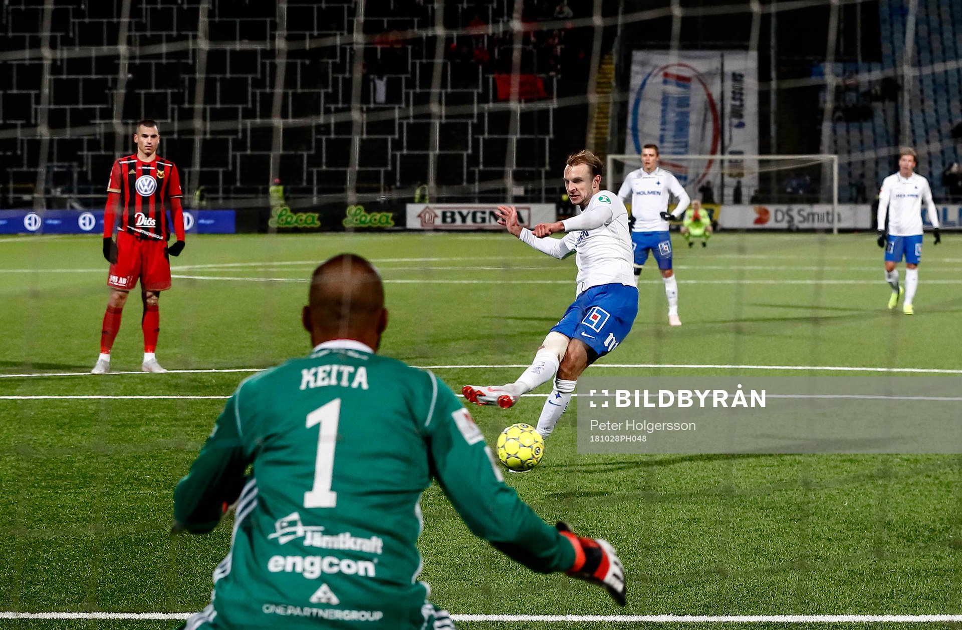 Norrköpings Lars Christian Krogh Gerson gör mål 3-1 på