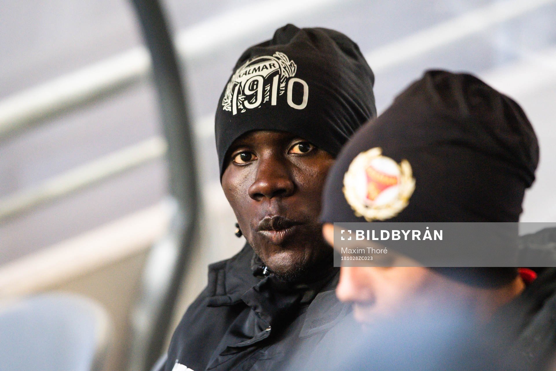 Kalmars Papa Diouf på bänken