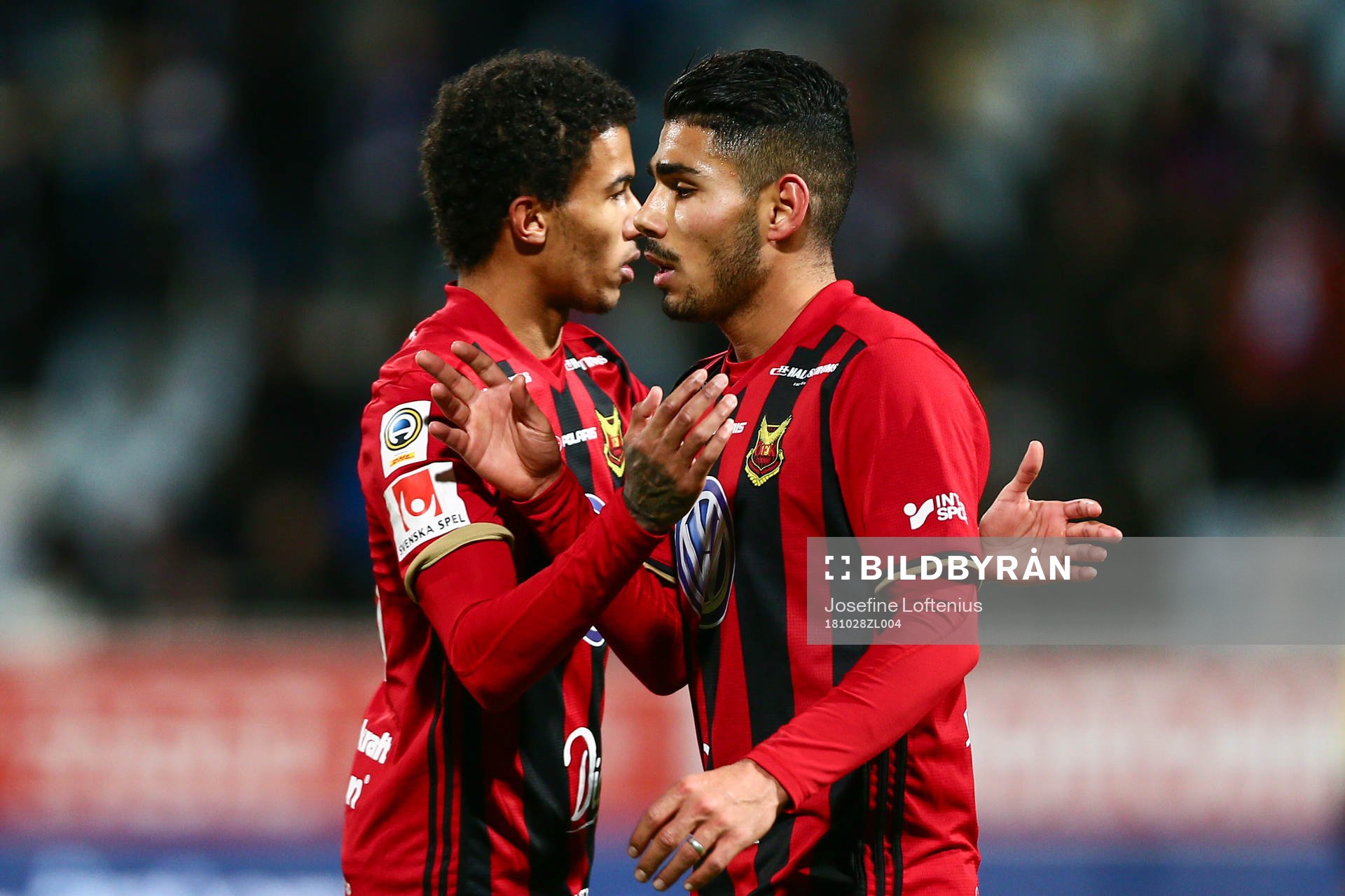 Östersunds Hosam Aiesh jublar