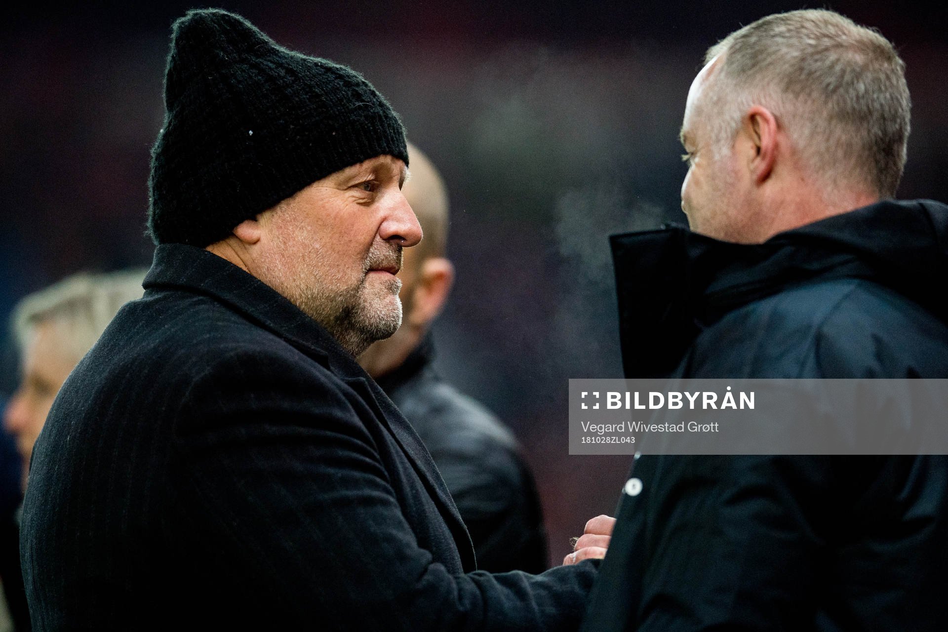 Ivar Koteng, chairman of Rosenborg, and Rini Coolen, head
