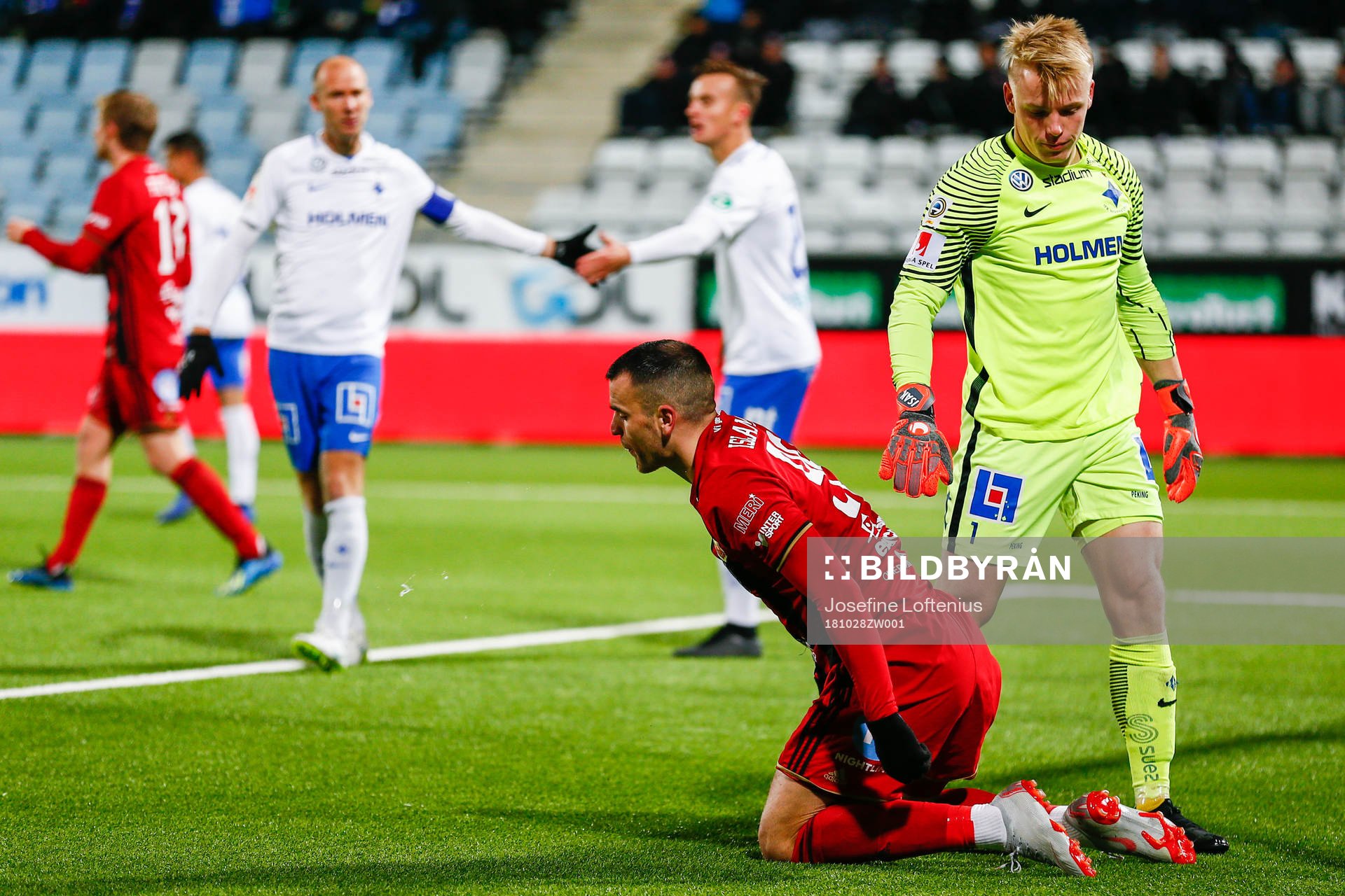 Östersunds Dino Islamovic deppar
