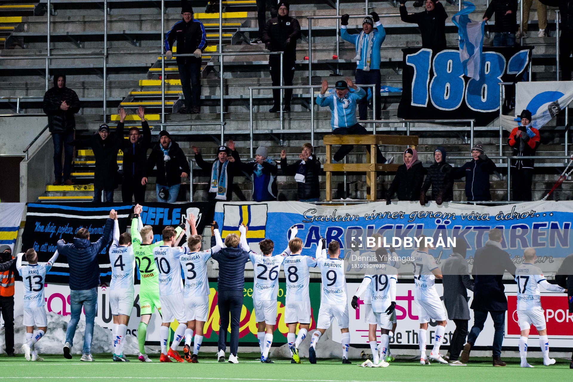 Gefle jublar med fansen