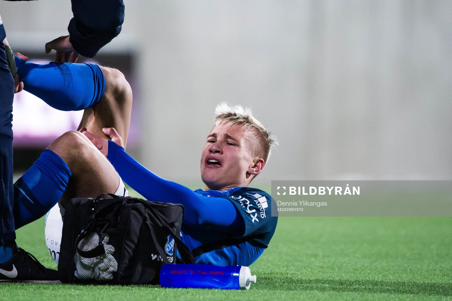 Norrbys Pontus Almqvist har ont
