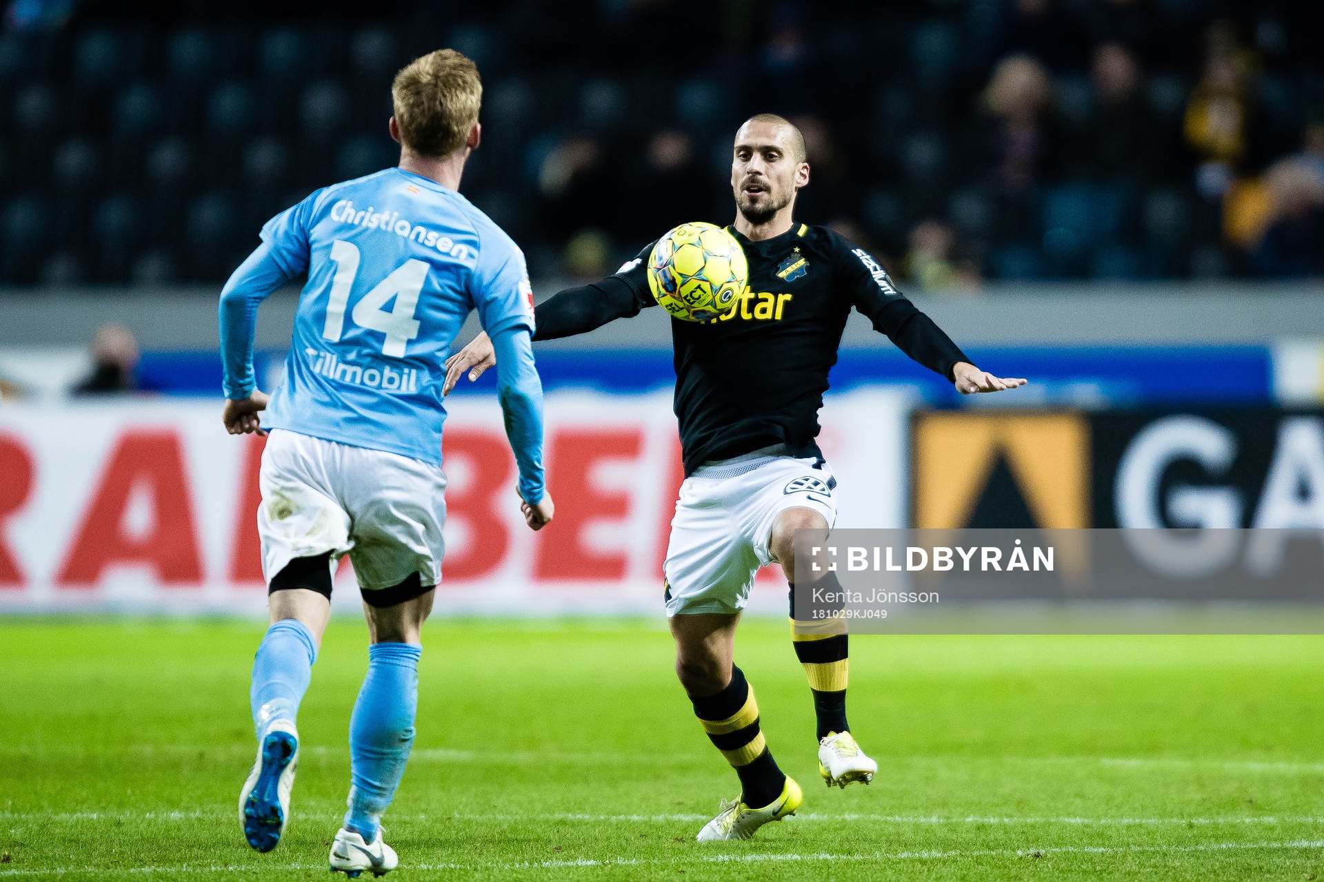 s Panos Dimitriadis och Malmö FFs Anders Christiansen
