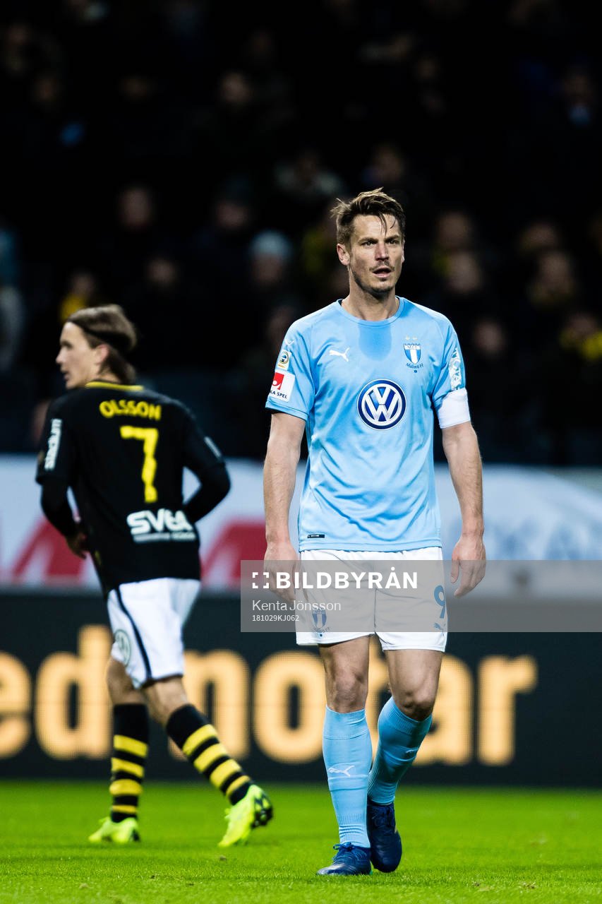 Malmö FFs Markus Rosenberg deppar