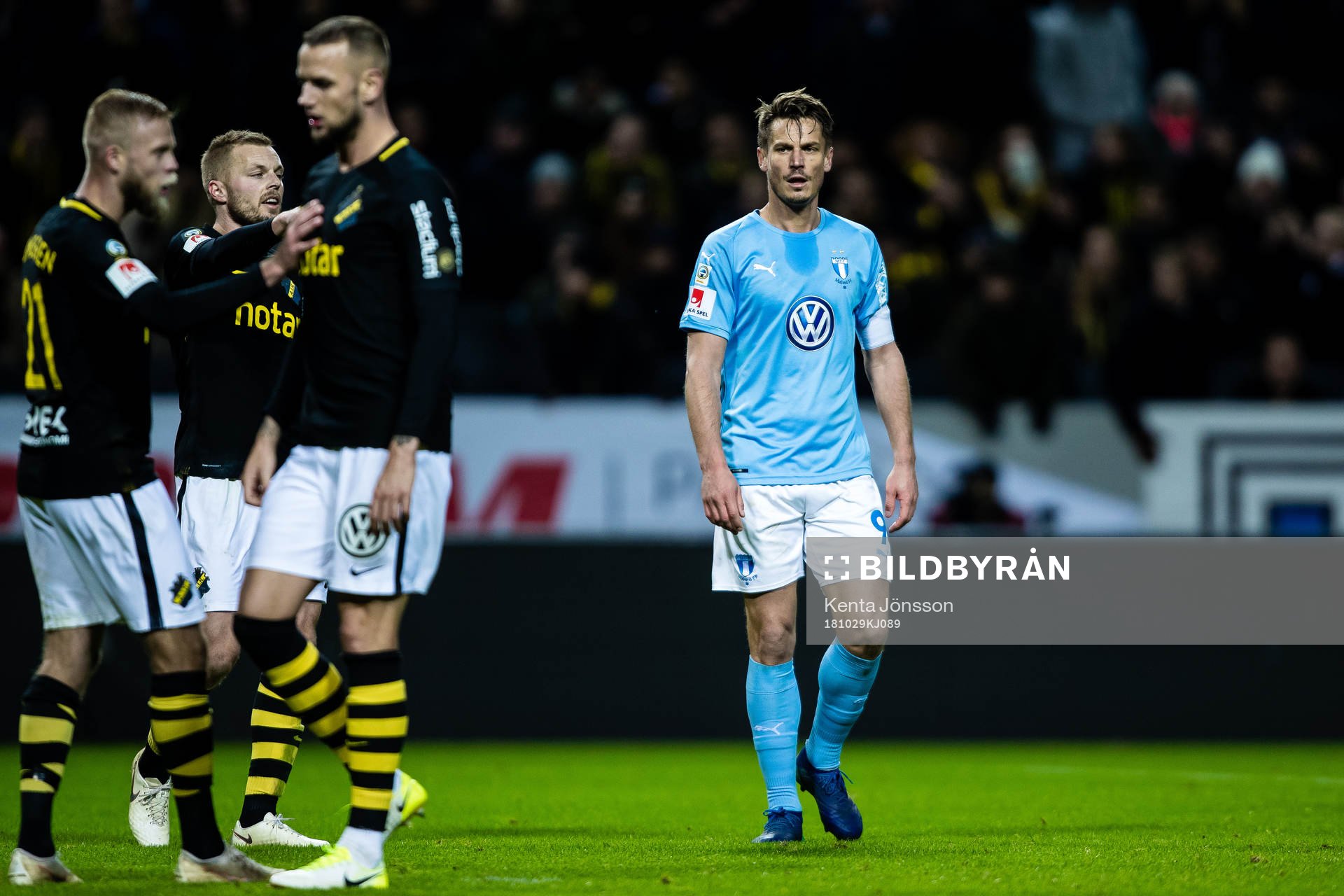 Malmö FFs Markus Rosenberg deppar