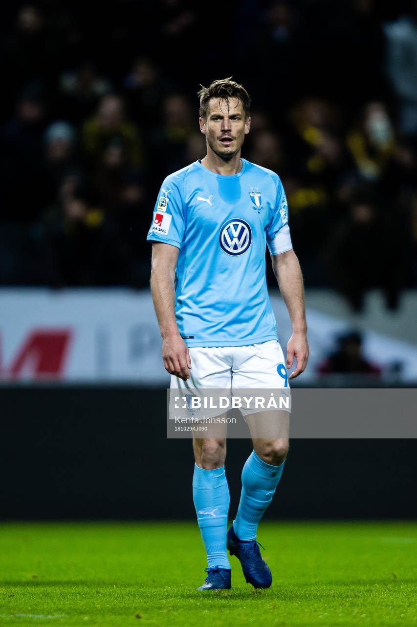 Malmö FFs Markus Rosenberg deppar