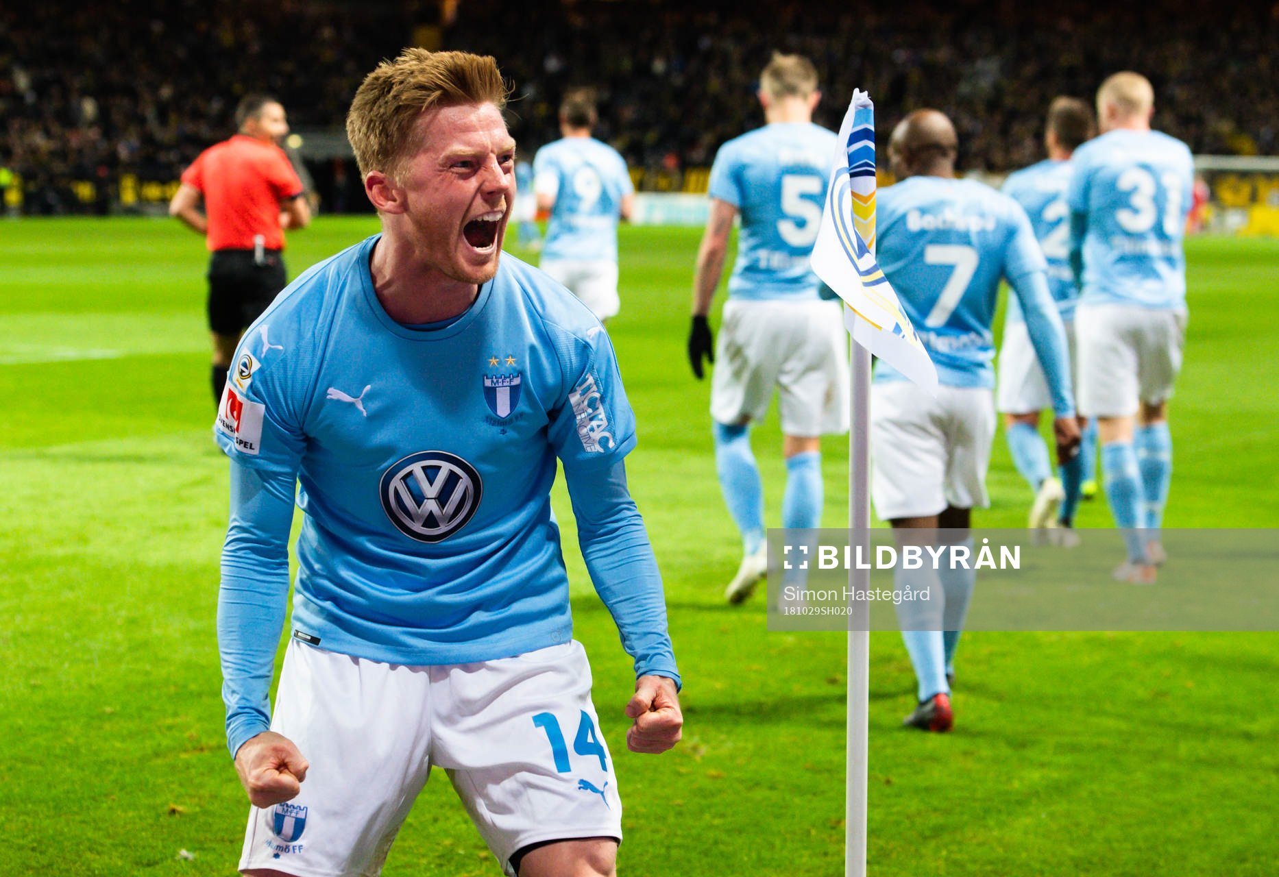Malmö FFs Anders Christiansen jublar