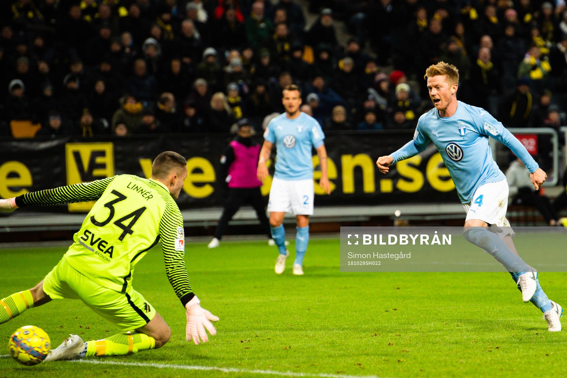 Malmö FFs Anders Christiansen gör 0-1