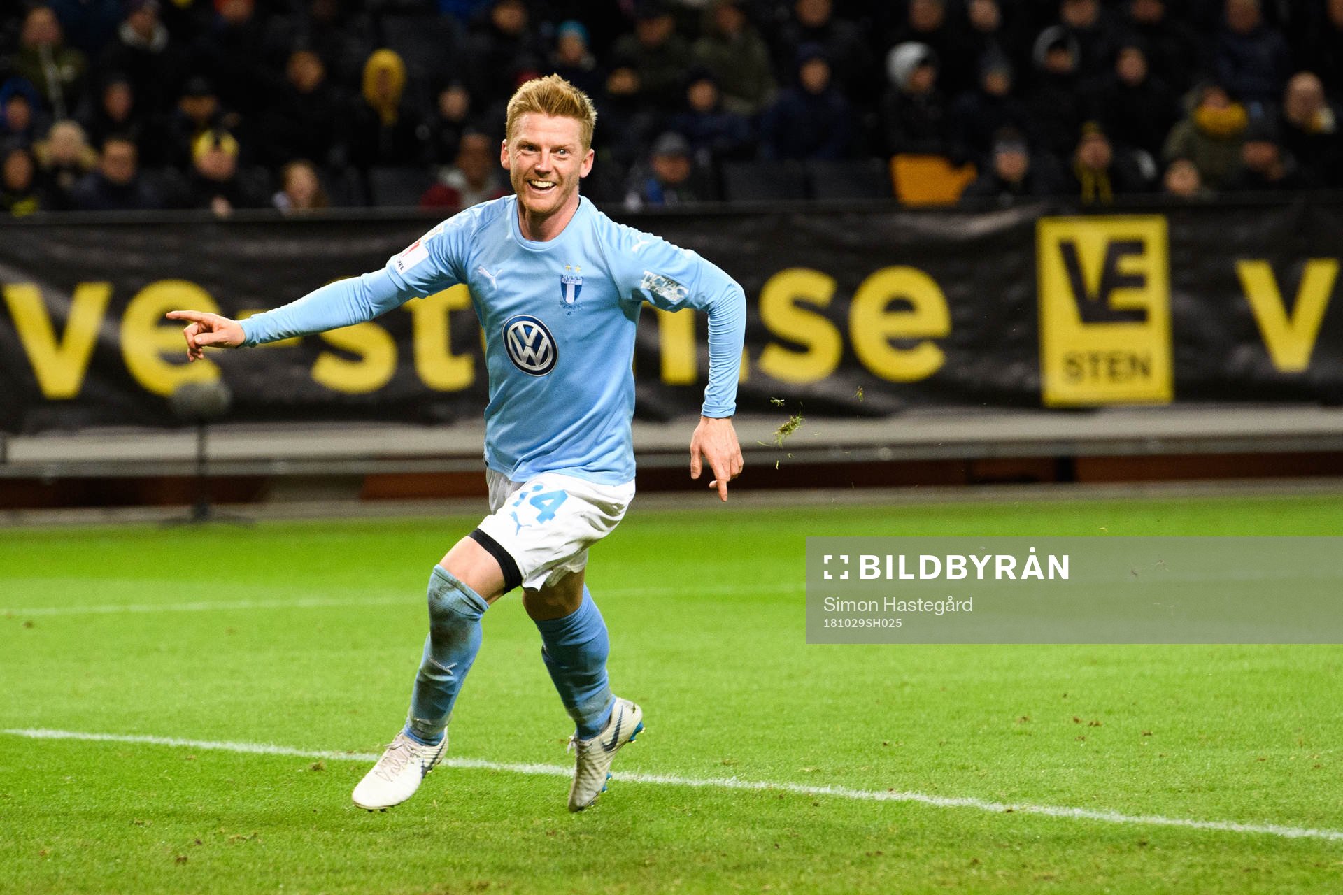 Malmö FFs Anders Christiansen jublar