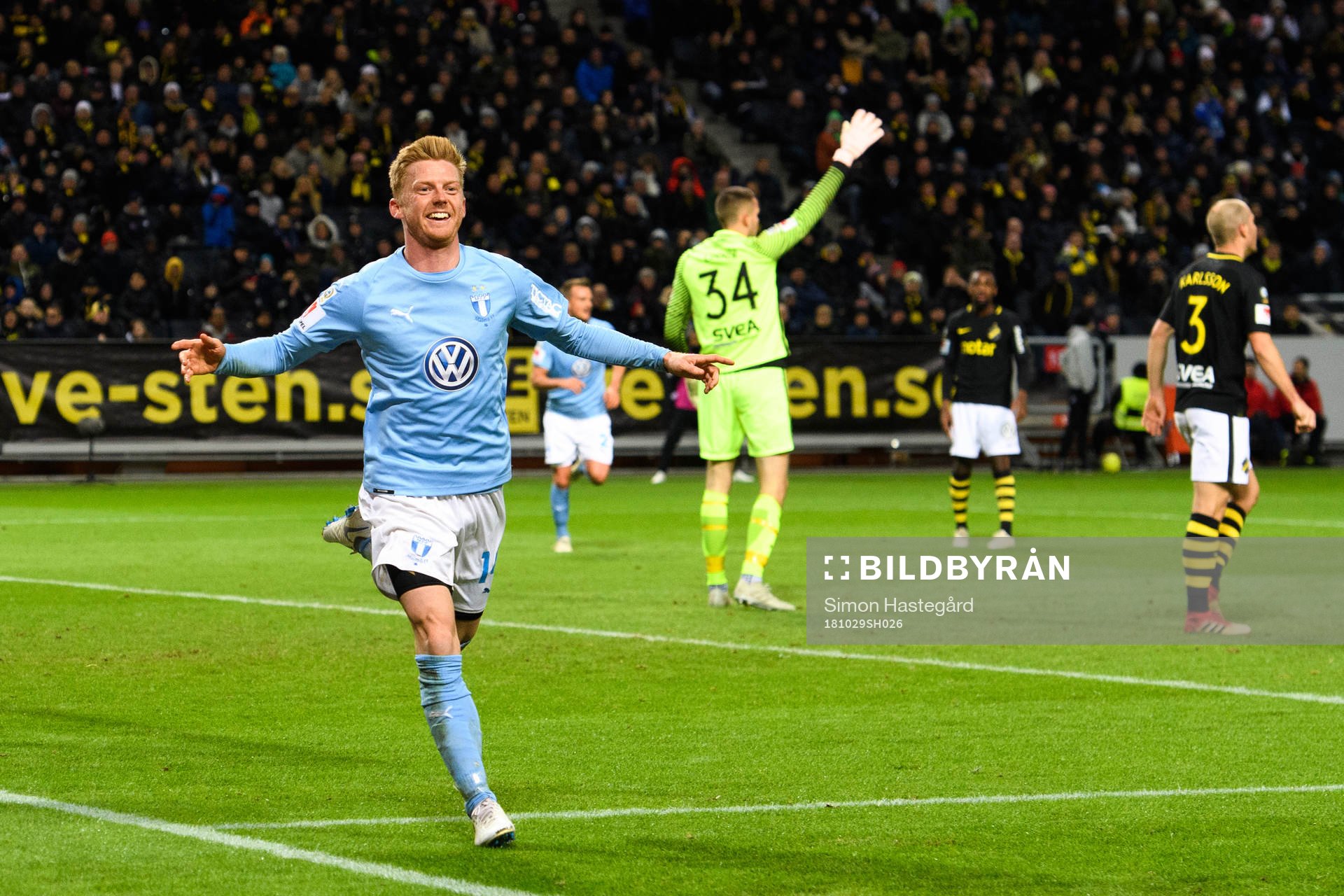 Malmö FFs Anders Christiansen jublar