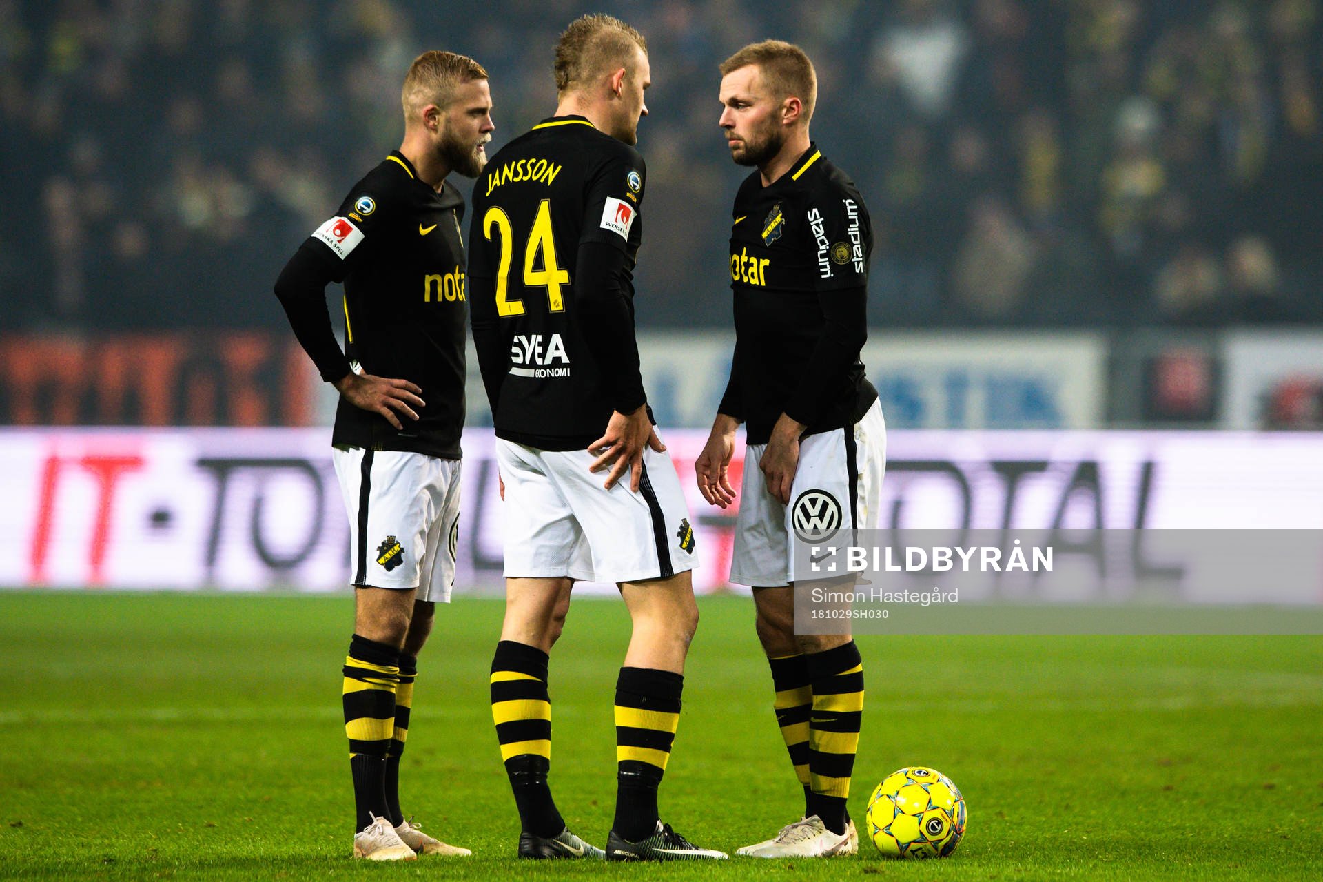 s Daniel Sundgren, Robin Jansson och Sebastian Larsson