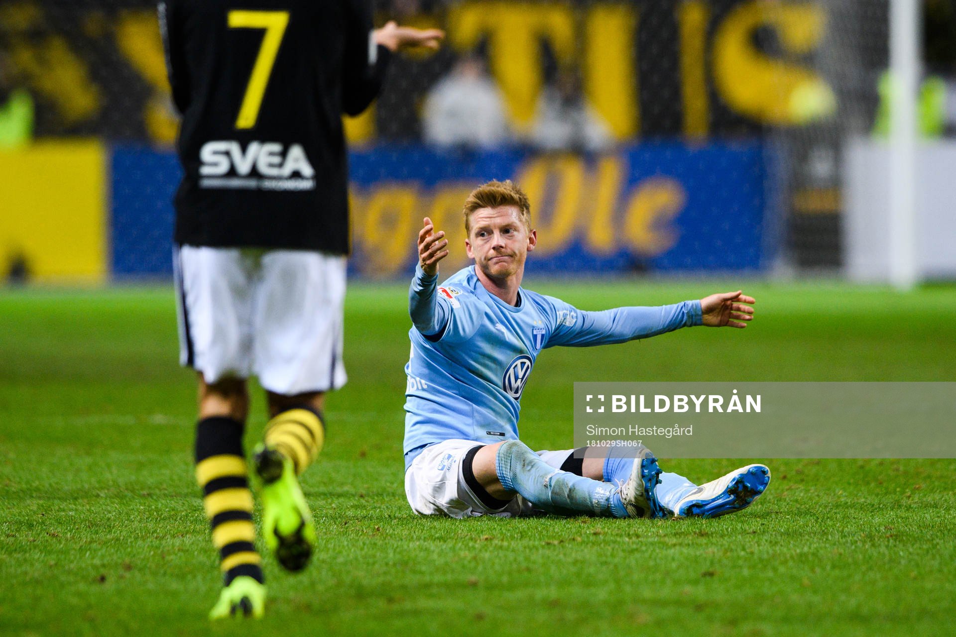 Malmö FFs Anders Christiansen deppar