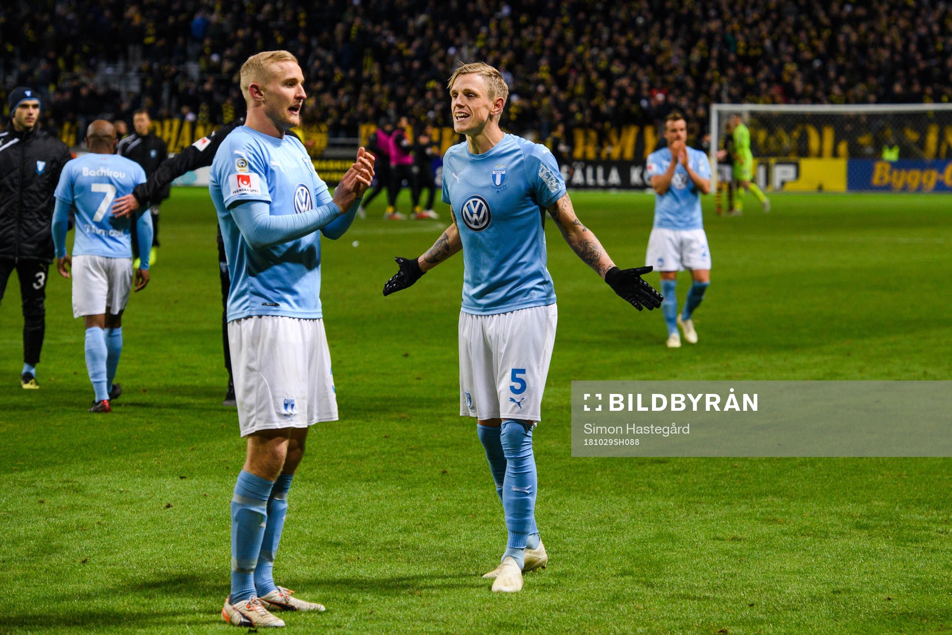 Malmö FFs Franz Brorsson och Sören Rieks deppar