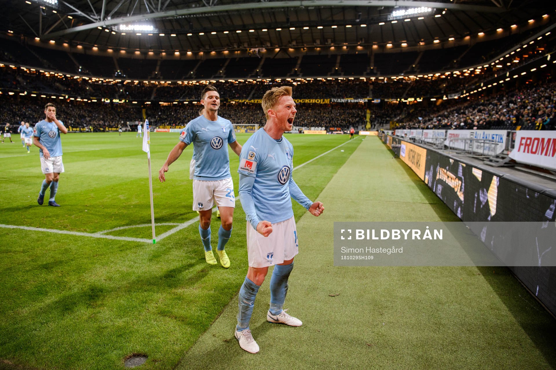 Malmö FFs Anders Christiansen jublar