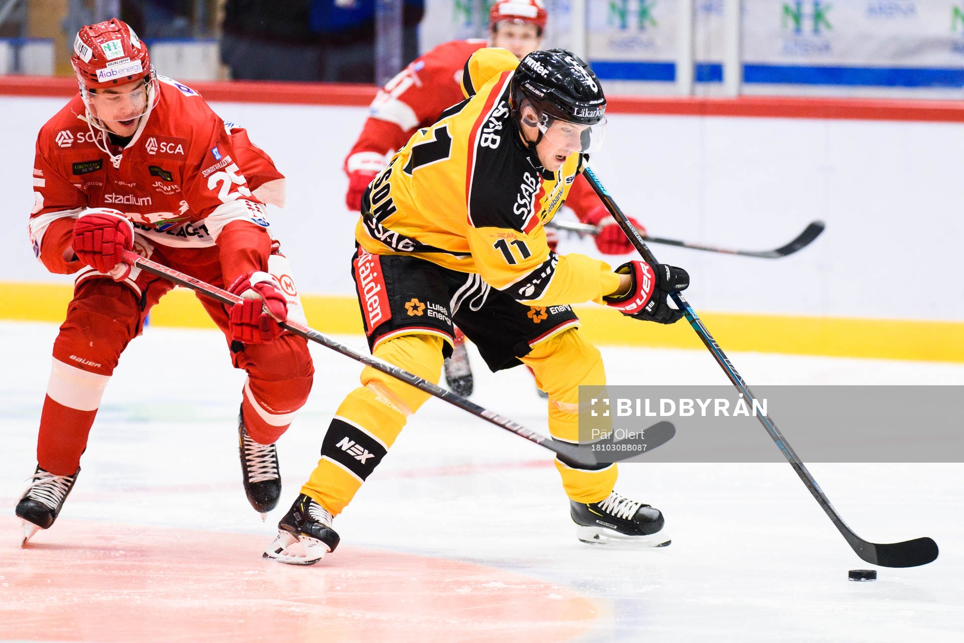 Luleås Petter Emanuelsson och Timrås Patrik Blomberg