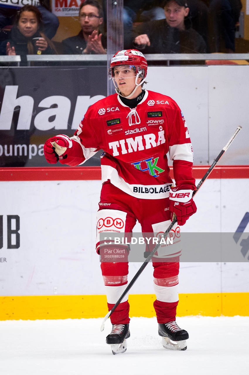 Timrås Johannes Kinnvall jublar