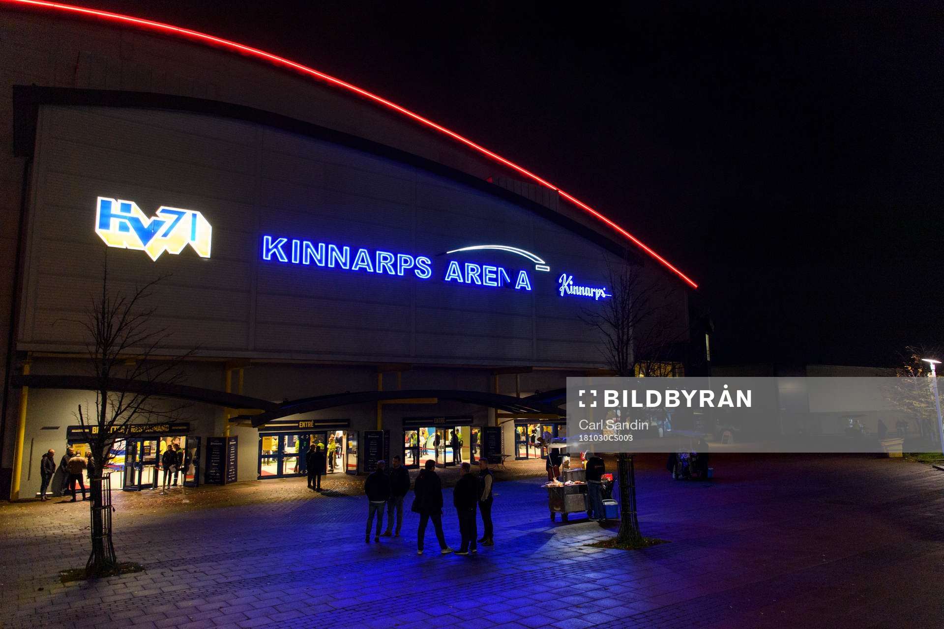 Exteriör av Kinnarps Arena