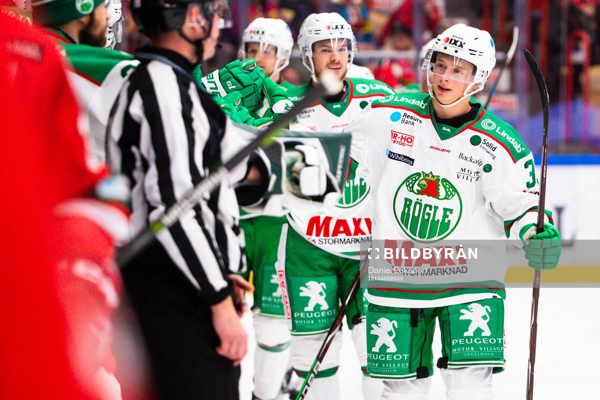 Rögles Samuel Jonsson jublar