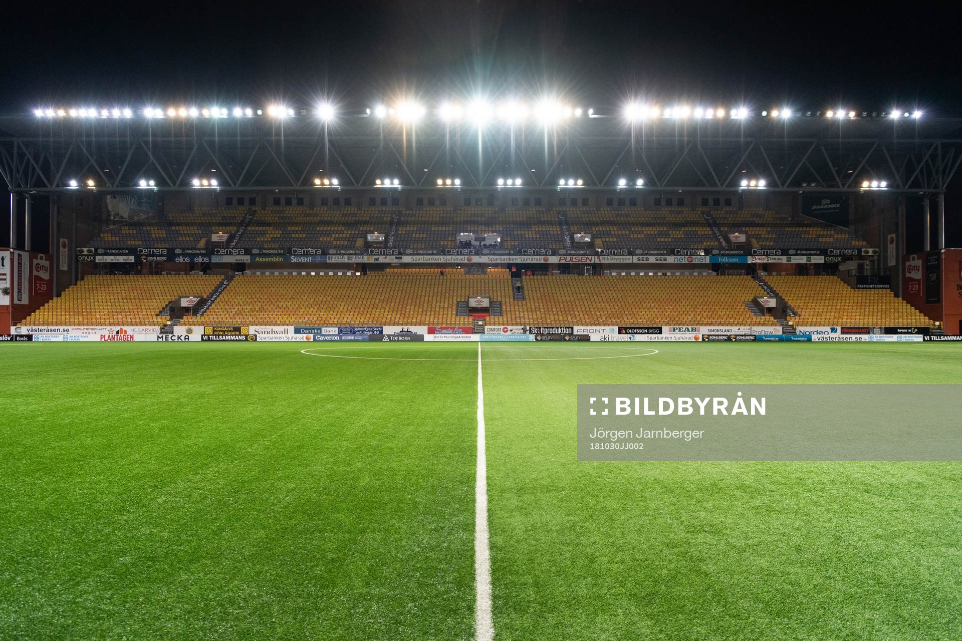 Interiör på Borås arena