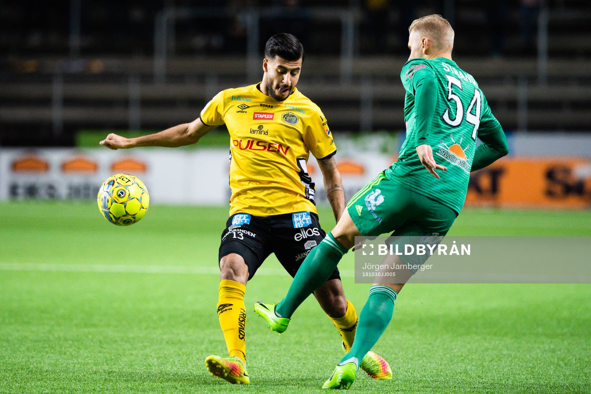 Elfsborgs Rami Kaib och Dalkurds Simon Strand